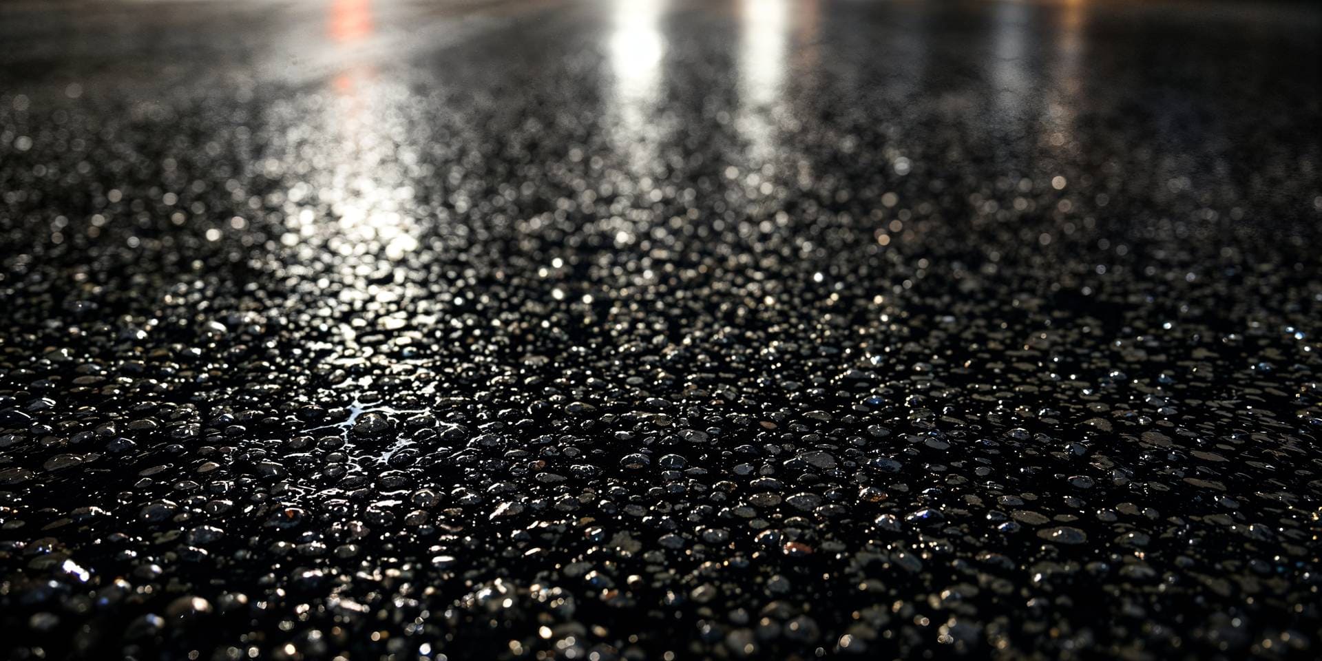 Réparation d'asphalte - Gros plan